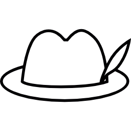 Немецкая шляпа иконка