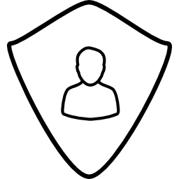 Shield user icon