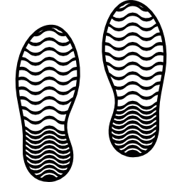 Shoe prints icon