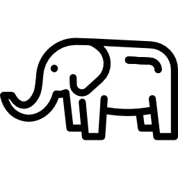 l'éléphant Icône