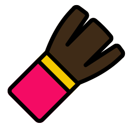 Makeup brushes icon