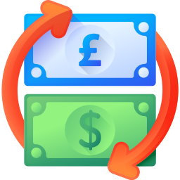 Money exchange icon