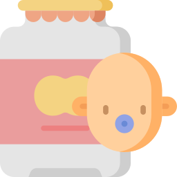 Baby food icon