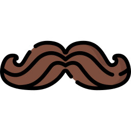 moustache Icône