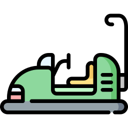 Bumper cars icon