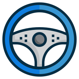 Steering wheel icon