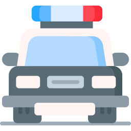 coche de policía icono