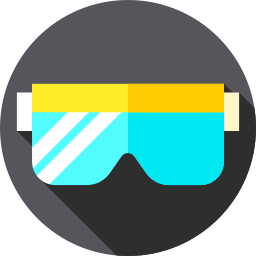 lentes de seguridad icono