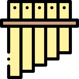 flauta de pan icono