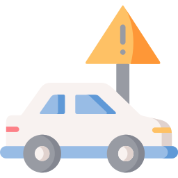 Traffic sign icon