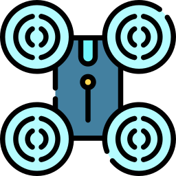 Smart drone icon