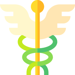 Rod of asclepius icon