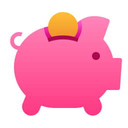 Piggy bank icon