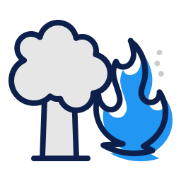 Forest fire icon