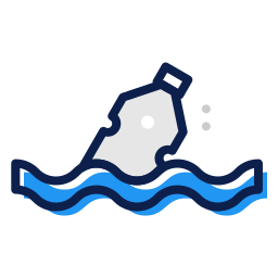 Water pollution icon