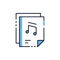 Music sheet icon