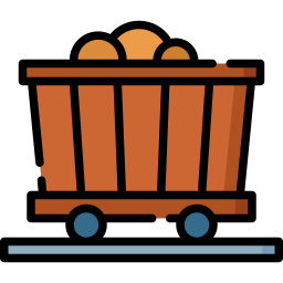 Mine cart icon