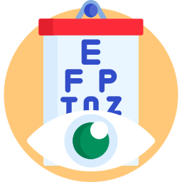 Eye examination icon