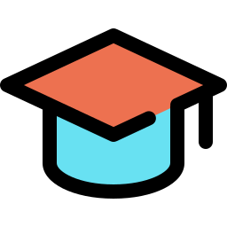 Graduate cap icon