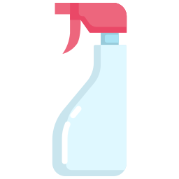 líquido de limpieza icono