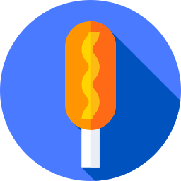 Corn dog icon