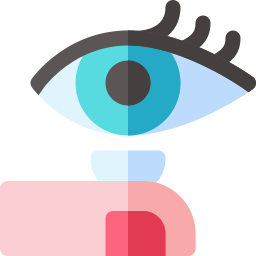 lentille oculaire Icône