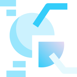 cirkeldiagram icoon