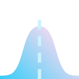 Gaussian function icon