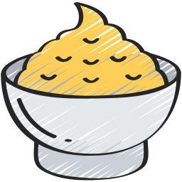 Mashed potato icon