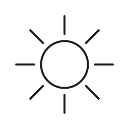 Brightness and contrast icon