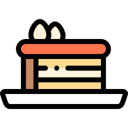 Cake piece icon