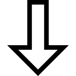 freccia in giù icona