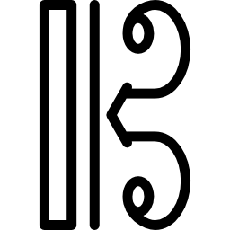 アルト音部記号 icon