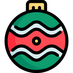 Christmas decorations icon