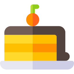 Cake piece icon