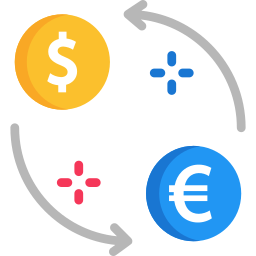 cambio de dinero icono