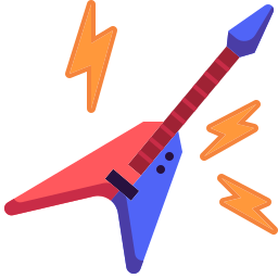 Electric guitar icon