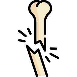 Сломанная кость иконка
