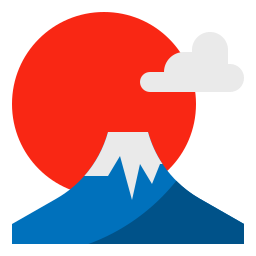 Fuji mountain icon