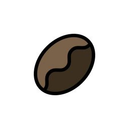 Coffee bean icon