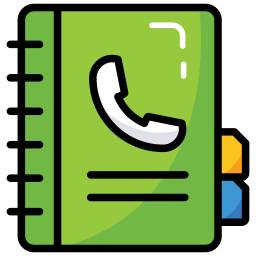 Telephone directory icon