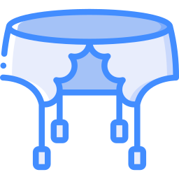 Suspender belt icon