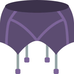 Suspender belt icon