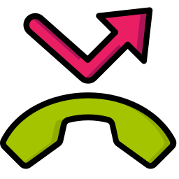 Missed call icon