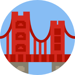 Golden gate bridge icon