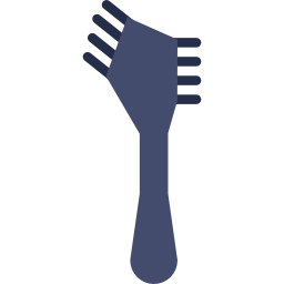 Hair brush icon