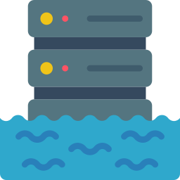 Data lake icon