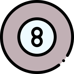 Billiard ball icon