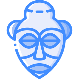 African mask icon