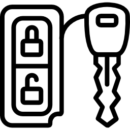 clef de voiture Icône